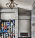 Industrial Ceiling Light Fixture Semi Flush Mount 3-Light